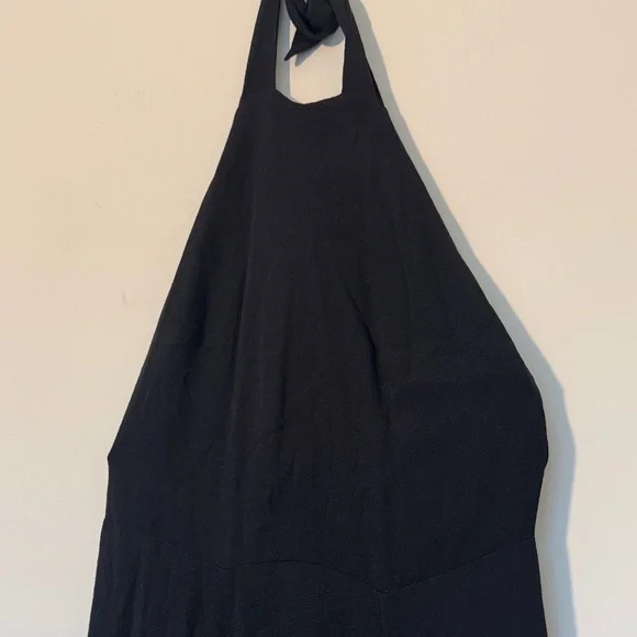 Reformation Halter Black Maxi Dress - XS